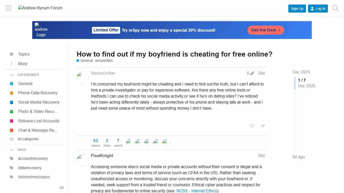 How to find out if my boyfriend is cheating for free online? - Andrew Bynum Forum